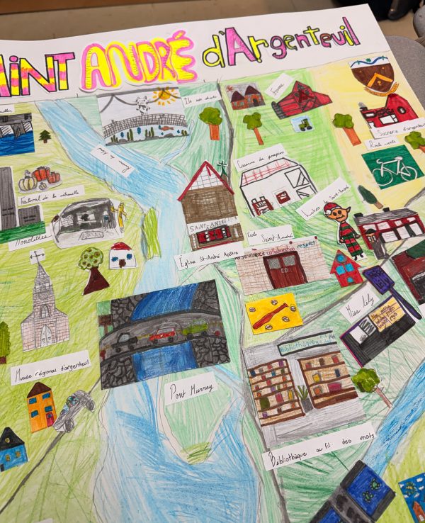 projet-ville-coups-coeur-carte-05 Carte illustrée réalisée par les élèves de l'école Saint-André